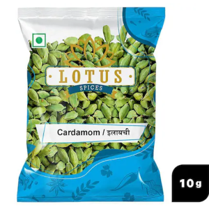 Lotus Spices Green Cardamom/Elaichi 10 g