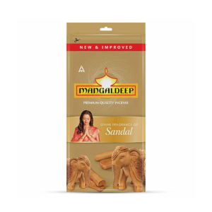 Mangaldeep Sandal Zip Lock Agarbatti 125 g