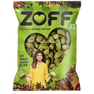 Zoff Green Cardamon Whole, 25 g